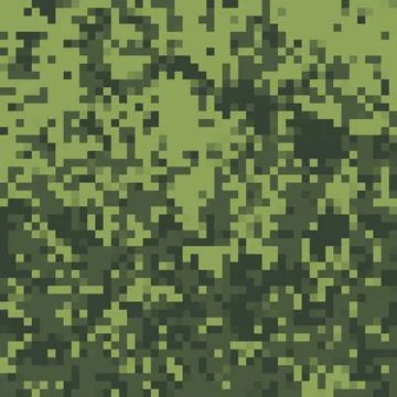 Digital camouflage pattern. Abstract modern military textile print backgrou.. Stock Illustration