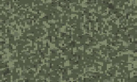 Digital camouflage pattern. Abstract modern military textile print backgrou.. Stock Illustration