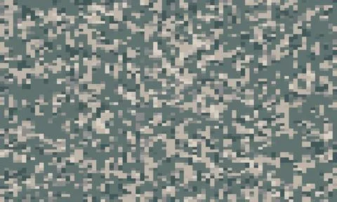 Digital camouflage pattern. Abstract modern military textile print backgrou.. Stock Illustration