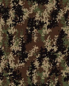 Digital camouflage pattern Stock Illustration