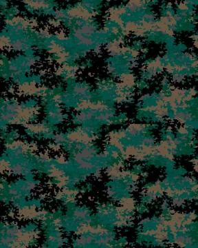 Digital camouflage pattern Stock Illustration