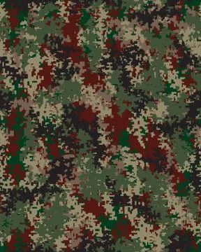 Digital camouflage pattern Stock Illustration