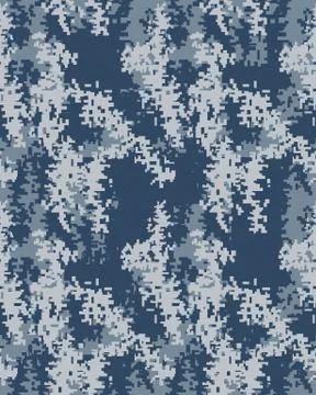 Digital camouflage pattern Stock Illustration
