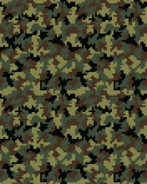 Digital camouflage pattern Stock Illustration