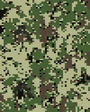 Digital camouflage pattern Stock Illustration