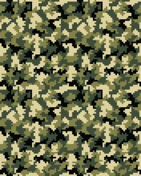 Digital camouflage pattern Stock Illustration
