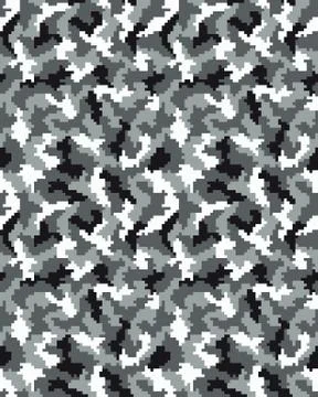 Digital camouflage seamless Stock Illustration