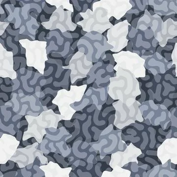 Digital camouflage seamless pattern. Abstract army or hunting masking ornament Иллюстрация