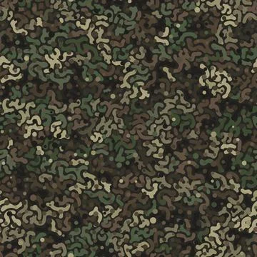 Digital camouflage seamless pattern. Abstract army or hunting masking ornament 스톡 일러스트