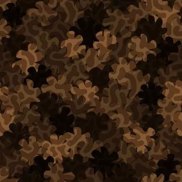 Digital camouflage seamless pattern. Abstract army or hunting masking ornament Illustration