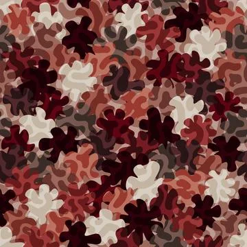 Digital camouflage seamless pattern. Abstract army or hunting masking ornament Illustration