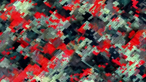 Digital Camouflage of Shards Stock Footage 308239900