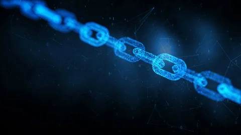 Digital chain rotation in computer cyber space network Vidéo 118327610