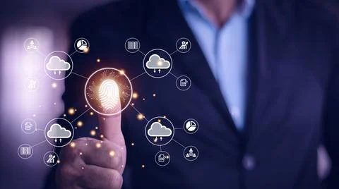 Digital Change Management, Internet of Things, Bigdata, New Technologies an.. Stock Photos