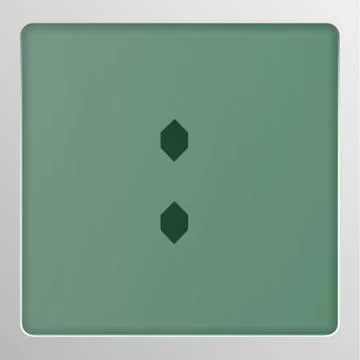 Digital character set typeface on a screen, vector illustration Stock Illustration