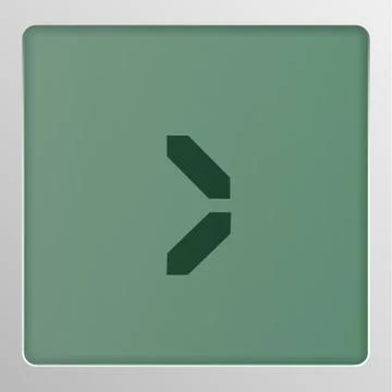 Digital character set typeface on a screen, vector illustration Illustrazione stock