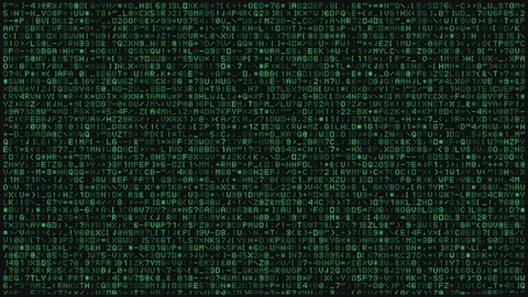 Digital Characters Grid Loop Stock-Footage 103057088