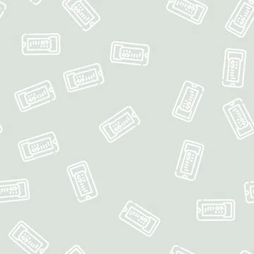 Digital check line vector seamless pattern line Stock Illustration