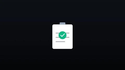Digital checklist icon Stock Footage 339350843