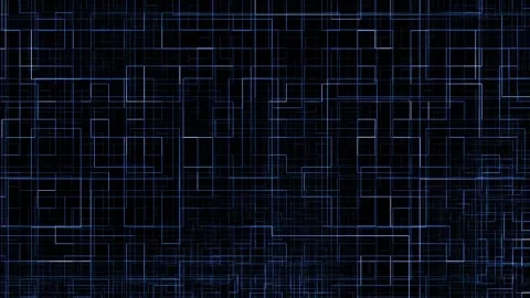 Digital Circuit animation background . Blue circuit board lines futuristic Stock Footage 331229622