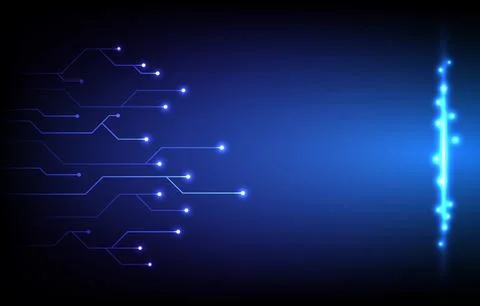 Digital circuit board background. featuring futuristic electronic technolog.. Stock Illustration