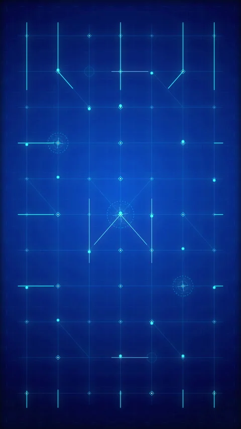 Digital circuit board grid motion graphic background, cyber technology Stock Footage 346737282