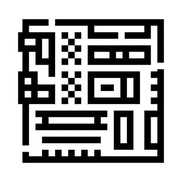 Digital circuit board with technology lines and squares Stockillustratie
