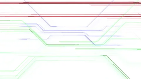 Digital Circuit Network Technology internet data space a2 RGB2 Stock Footage 147090868