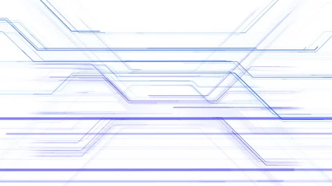 Digital Circuit Network Technology internet data space a2 Blue2 Stock Footage 147092337