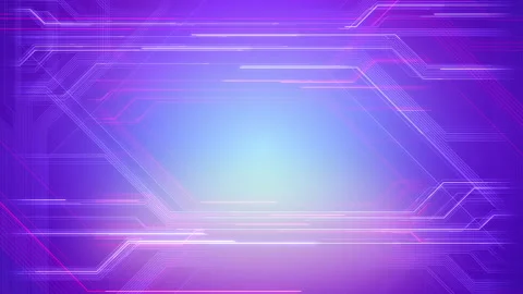 Digital Circuit Network Technology internet data space Background c Blue Red3 Stock-Footage 147393194