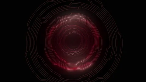 Digital Circuit Tunnel Network a Red1 스톡 동영상 146364331