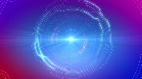 Digital Circuit Tunnel Network Technology internet data Background c RGB1 Stock Footage 147389610