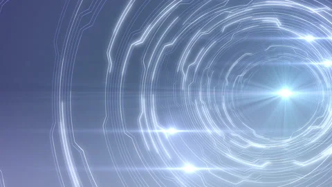Digital Circuit Tunnel Network Technology internet data Background c White2 Stock Footage 147390151