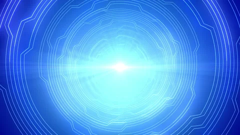 Digital Circuit Tunnel Network Technology internet data Background c Blue1 Vidéo 147409256