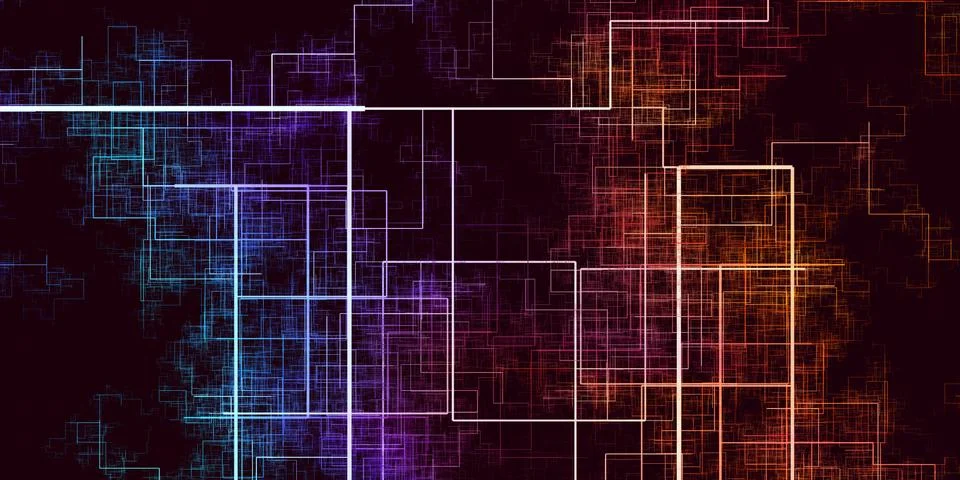 Digital Circuits Background Stock Illustration