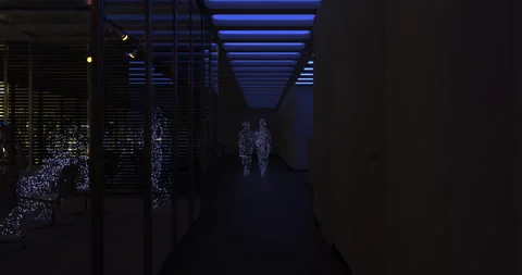 Digital City Collaboration: Chatbot Assisting Teamwork in the Office Stock Footage 277677818