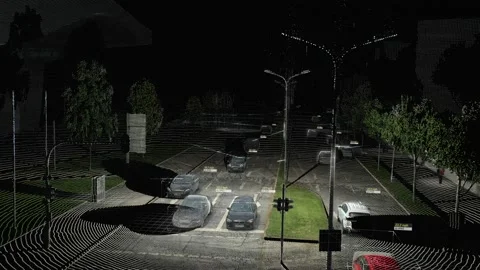 Digital city concept. Artificial Intelligence technology in smart city Stock Footage 168423353