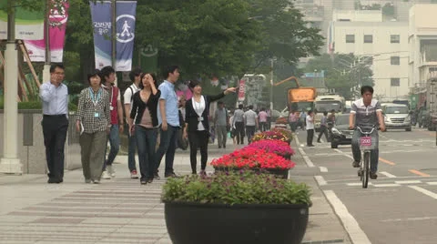 Digital City of Samsung Electronics Video stock 24867383