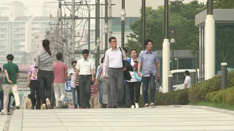 Digital City of Samsung Electronics Stock Footage 24868066