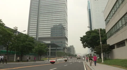 Digital City of Samsung Electronics Stock Footage 25303846