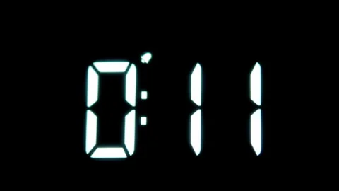 Digital Clock Countdown 20 Seconds On Bl Stock Video Pond5 Digital Clock Countdown 20 Seconds On Bl Stock Video Pond5