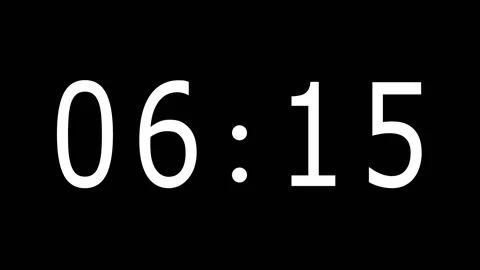 Digital clock countdown Stockbeeldmateriaal 101793998