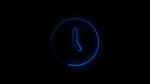 Digital clock countdown timer animation for technology Stock Footage 347718551