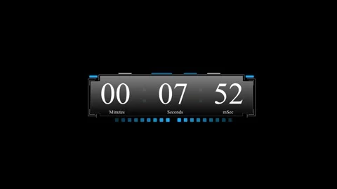 Digital Clock Countdown Timer with LCD D... | Stock Video | Pond5