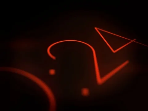 Digital clock counts down Stock Footage 80185915