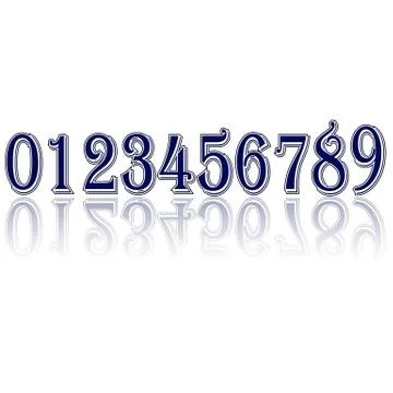 Digital Clock . Digital Uhr Nummer. Vektor illustration Stock-Illustration