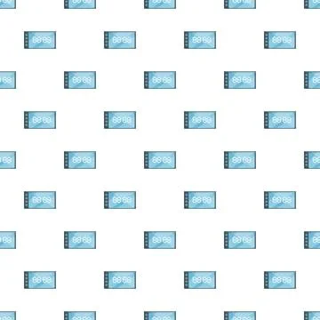 Digital clock display showing time number pattern Stockillustratie