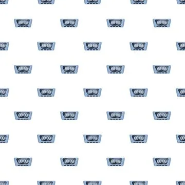 Digital clock displaying 88,88 repeating pattern background Stock Illustration