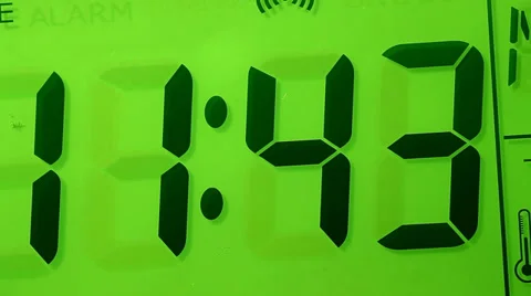 Digital Clock Video stock 28728166