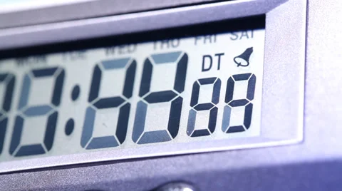 Digital Clock Video stock 37538560